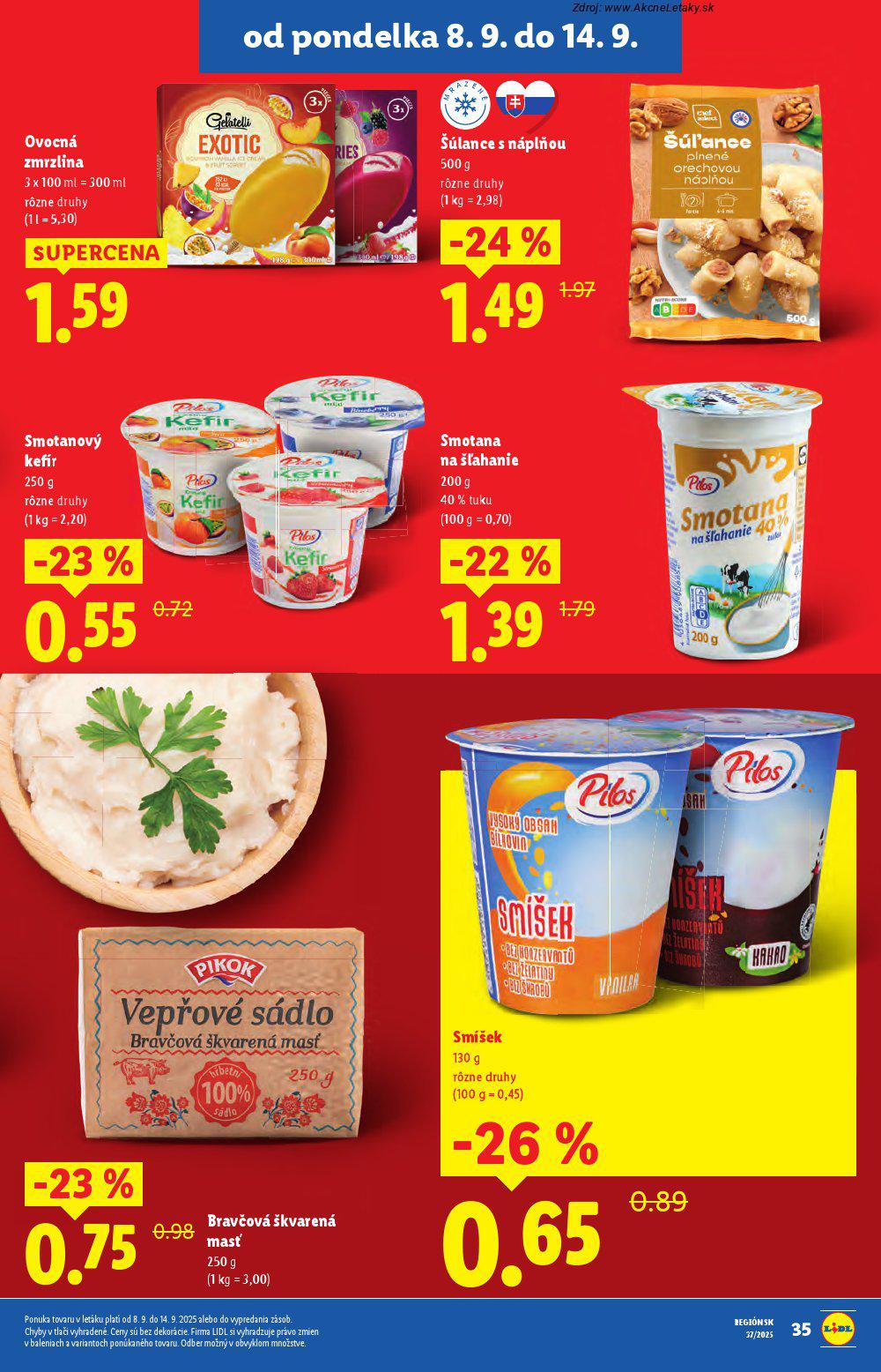 Leták Lidl (8. 9. - 14. 9. 2025) - strana 41 z 91