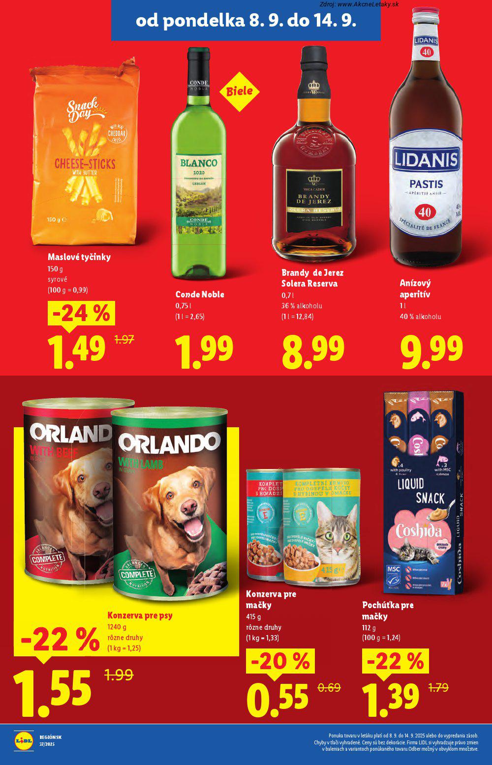 Leták Lidl (8. 9. - 14. 9. 2025) - strana 42 z 91