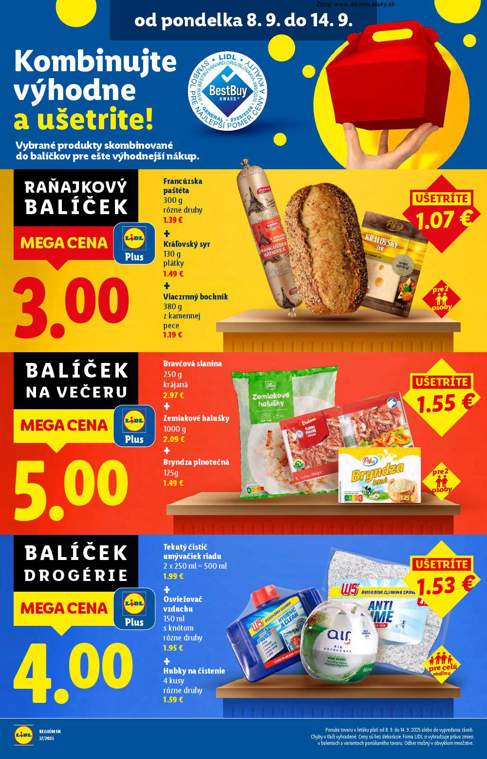 Leták Lidl (8. 9. - 14. 9. 2025) - strana 43 z 91