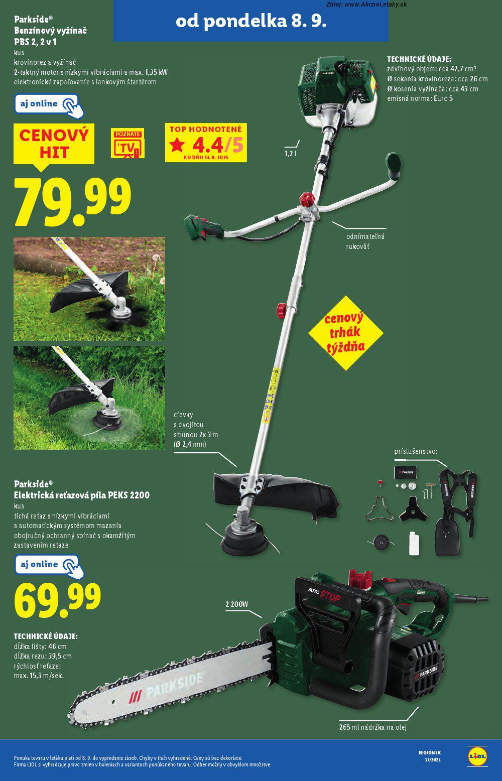 Leták Lidl (8. 9. - 14. 9. 2025) - strana 49 z 91