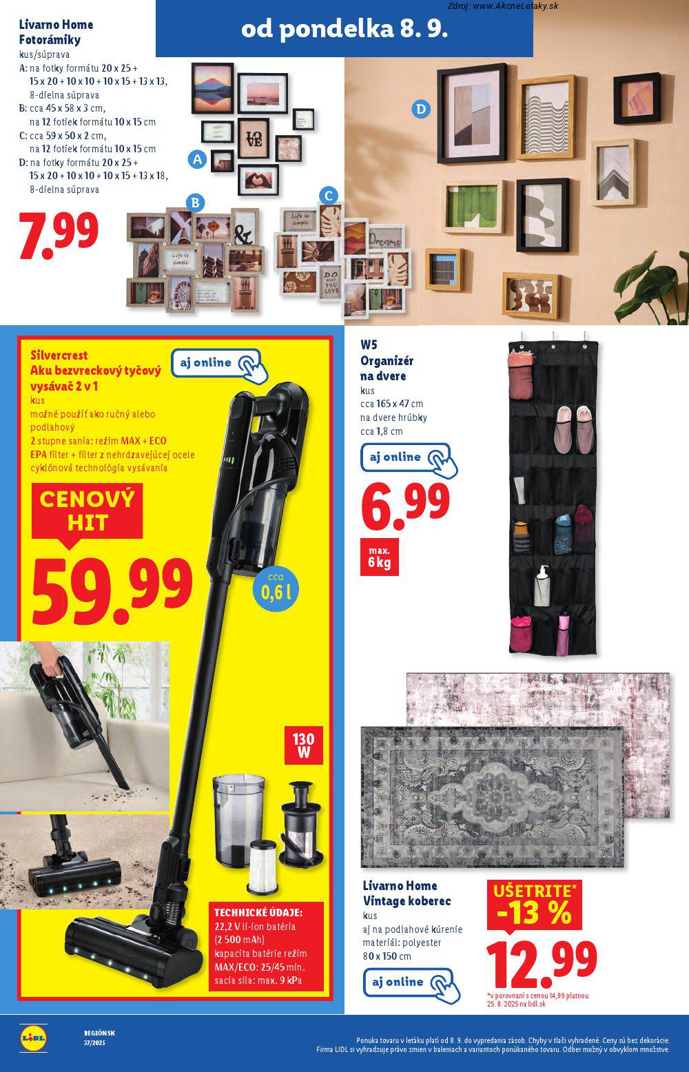 Leták Lidl (8. 9. - 14. 9. 2025) - strana 62 z 91