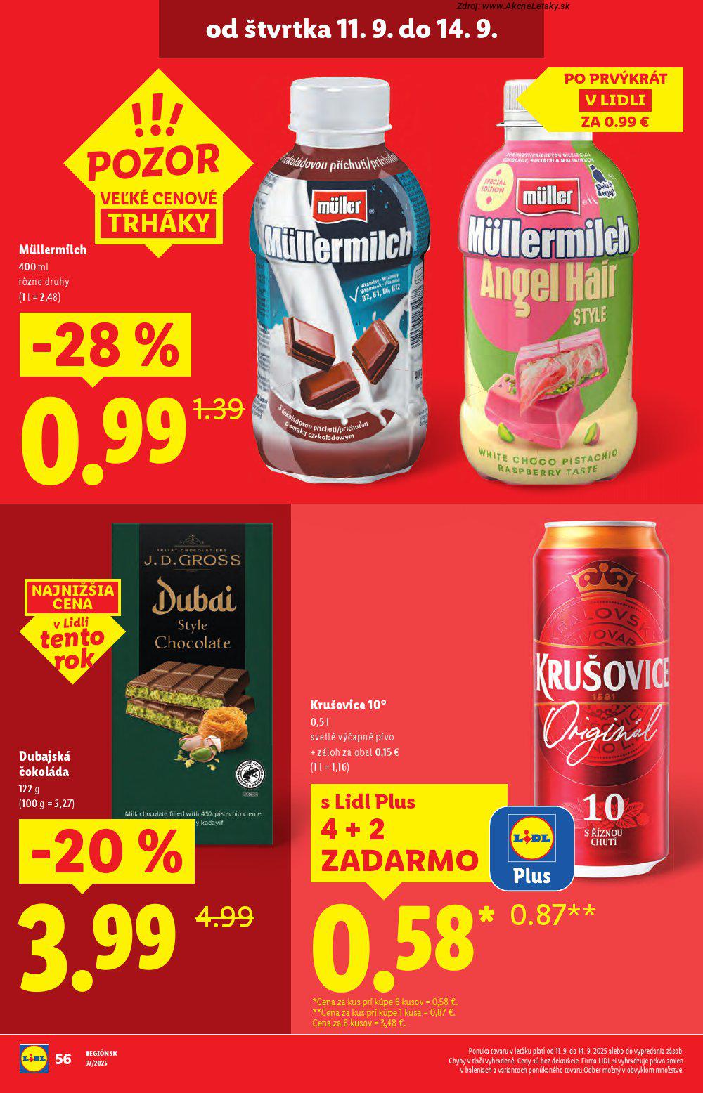 Leták Lidl (8. 9. - 14. 9. 2025) - strana 68 z 91