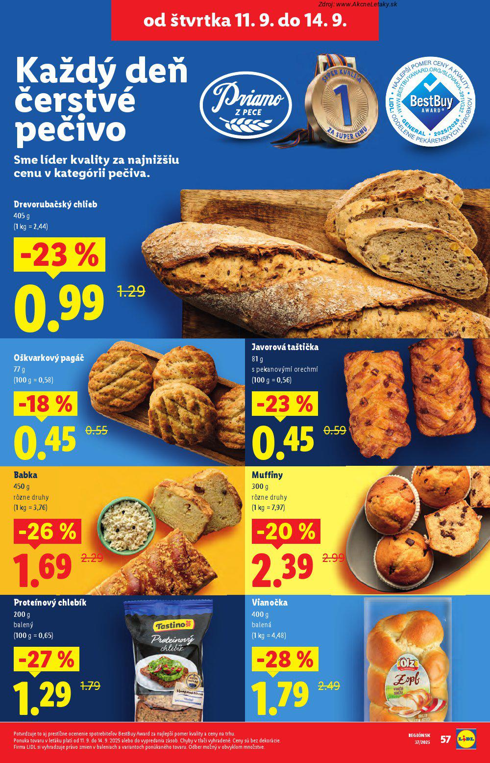 Leták Lidl (8. 9. - 14. 9. 2025) - strana 69 z 91
