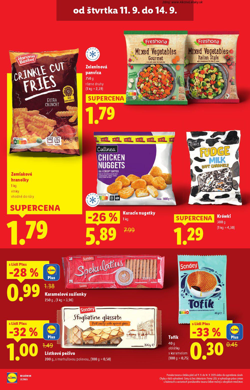 Leták Lidl (8. 9. - 14. 9. 2025) - strana 70 z 91
