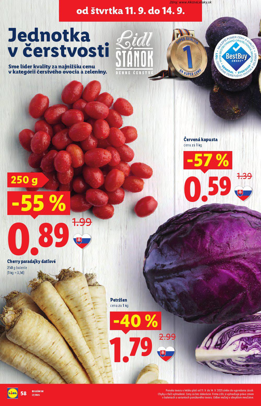 Leták Lidl (8. 9. - 14. 9. 2025) - strana 72 z 91