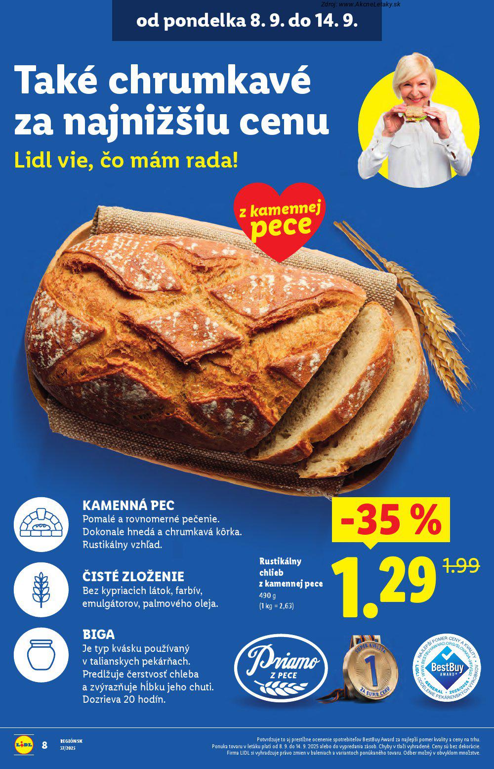 Leták Lidl (8. 9. - 14. 9. 2025) - strana 8 z 91