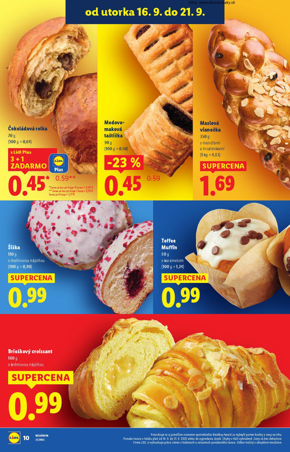 Leták Lidl (16. 9. - 21. 9. 2025) - strana 10 z 111