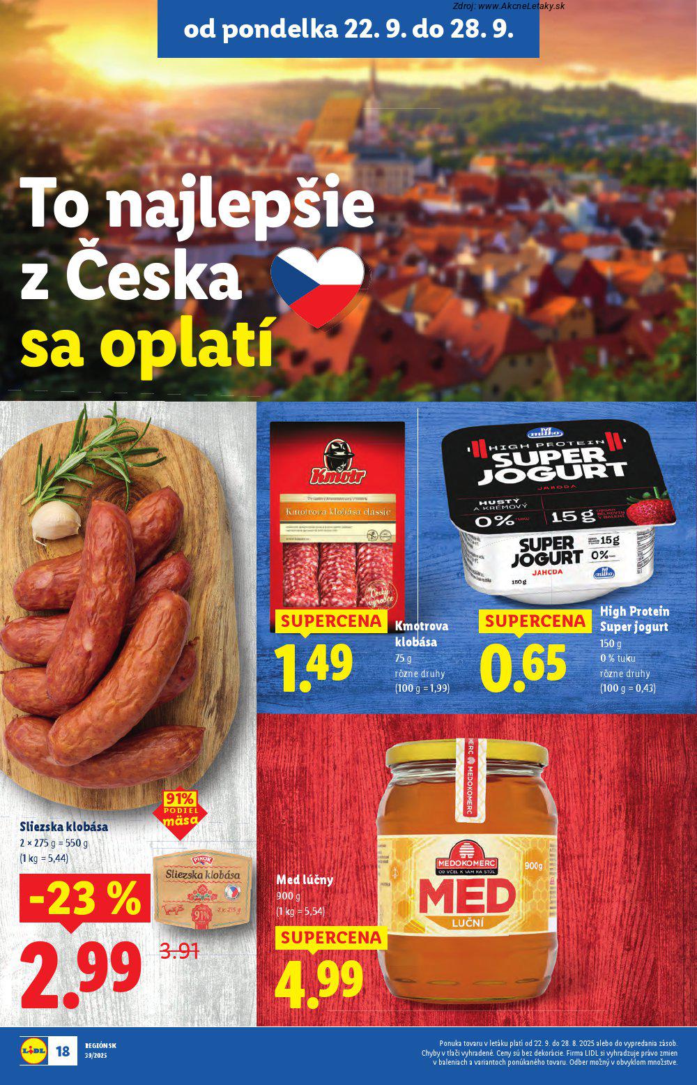 Leták Lidl (22. 9. - 28. 9. 2025) - strana 30 z 99
