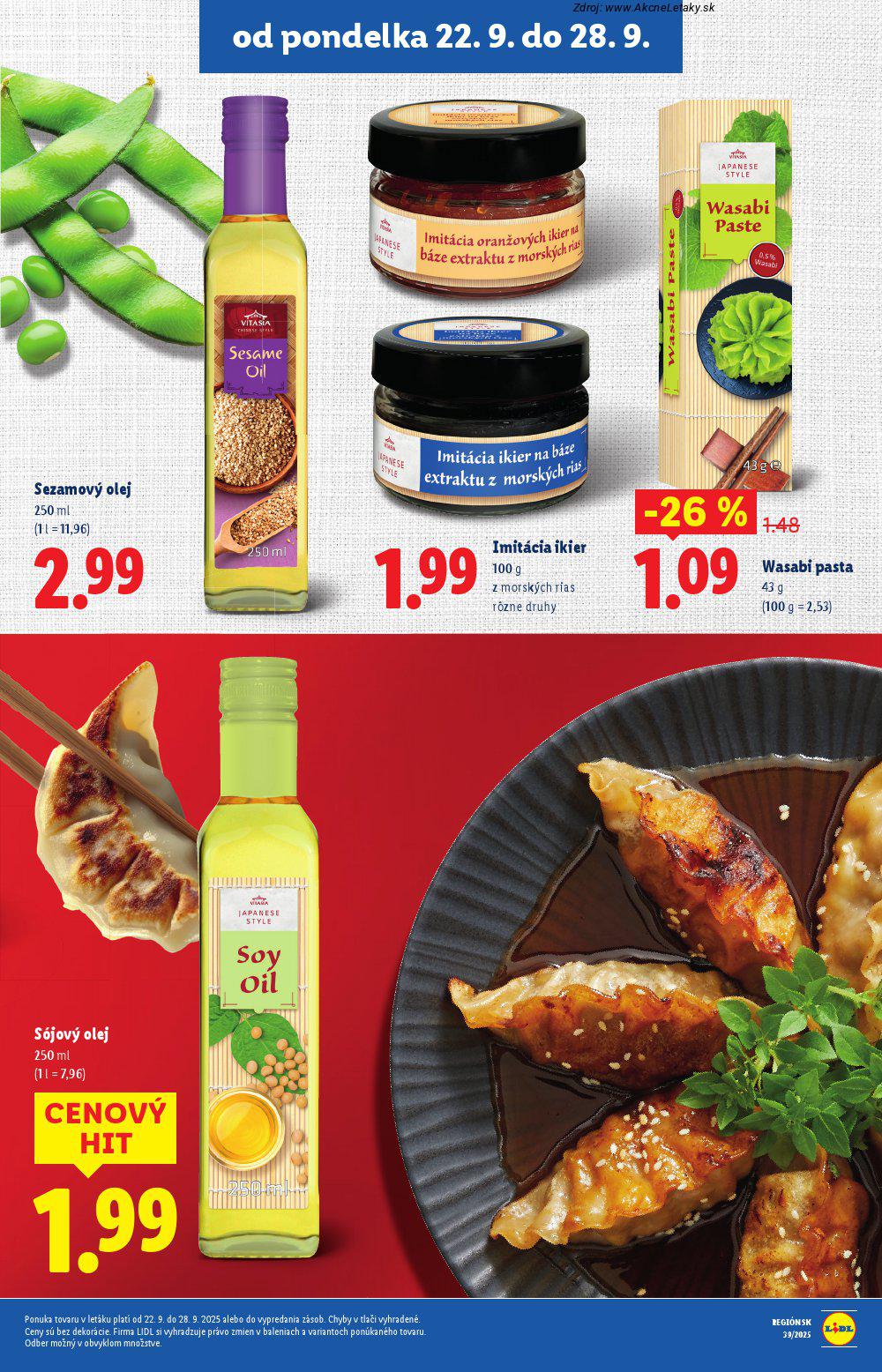 Leták Lidl (22. 9. - 28. 9. 2025) - strana 35 z 99