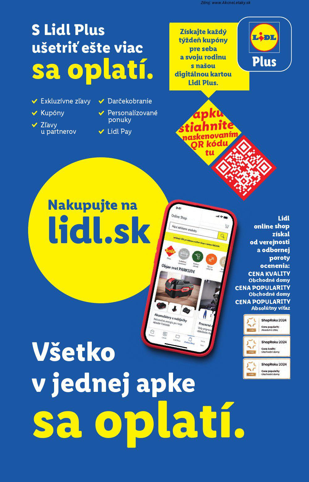 Leták Lidl (22. 9. - 28. 9. 2025) - strana 4 z 99