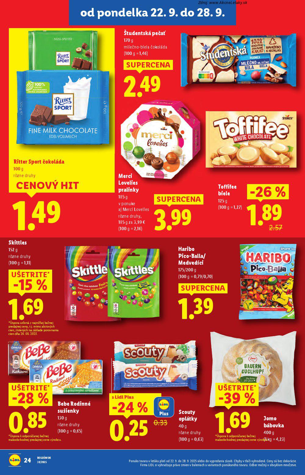 Leták Lidl (22. 9. - 28. 9. 2025) - strana 40 z 99
