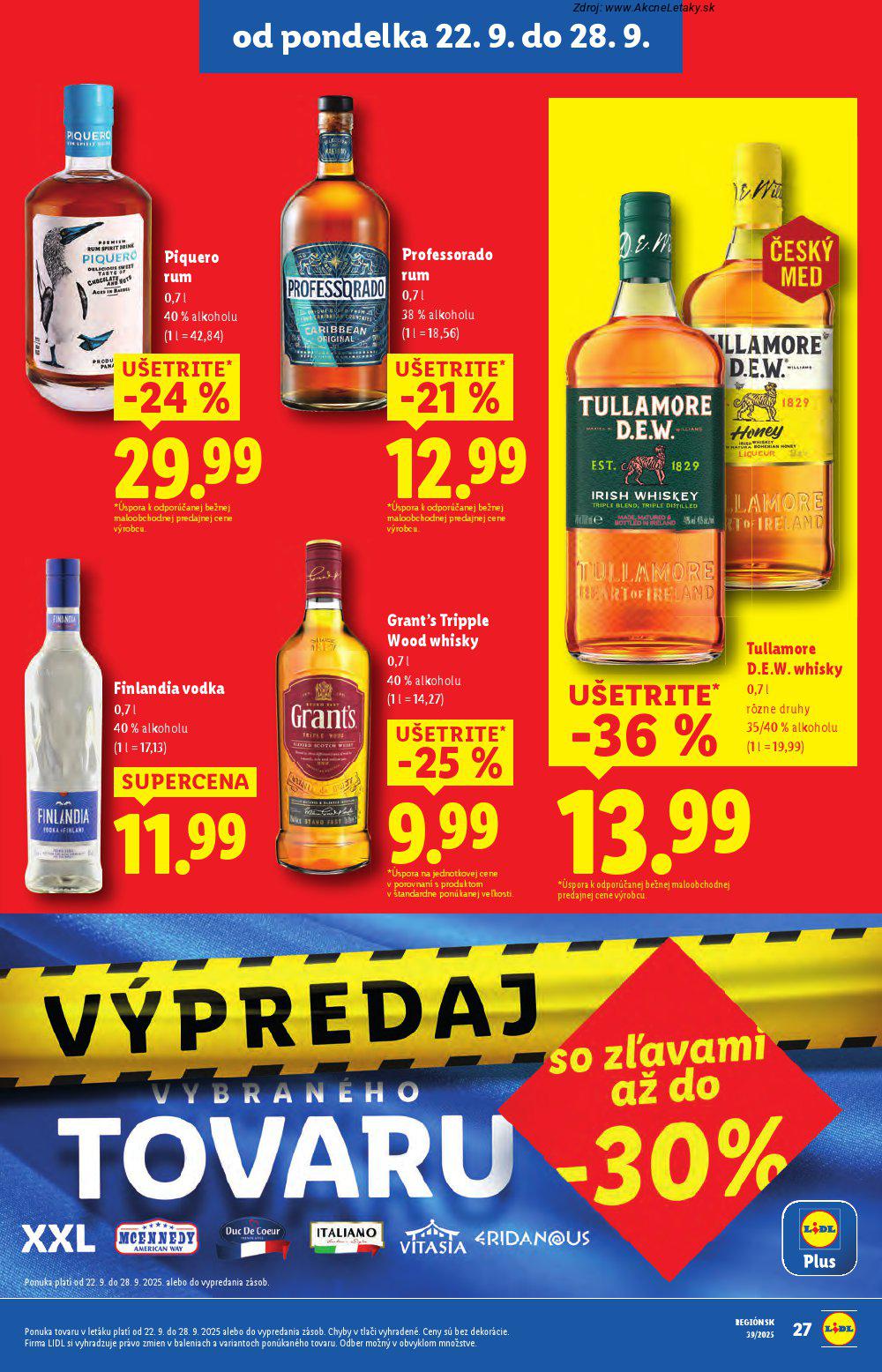 Leták Lidl (22. 9. - 28. 9. 2025) - strana 43 z 99