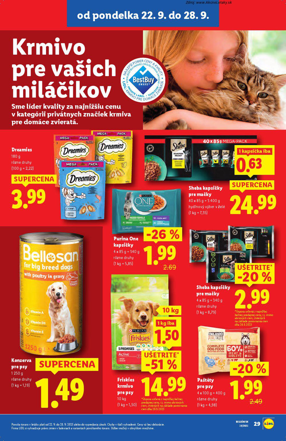 Leták Lidl (22. 9. - 28. 9. 2025) - strana 45 z 99