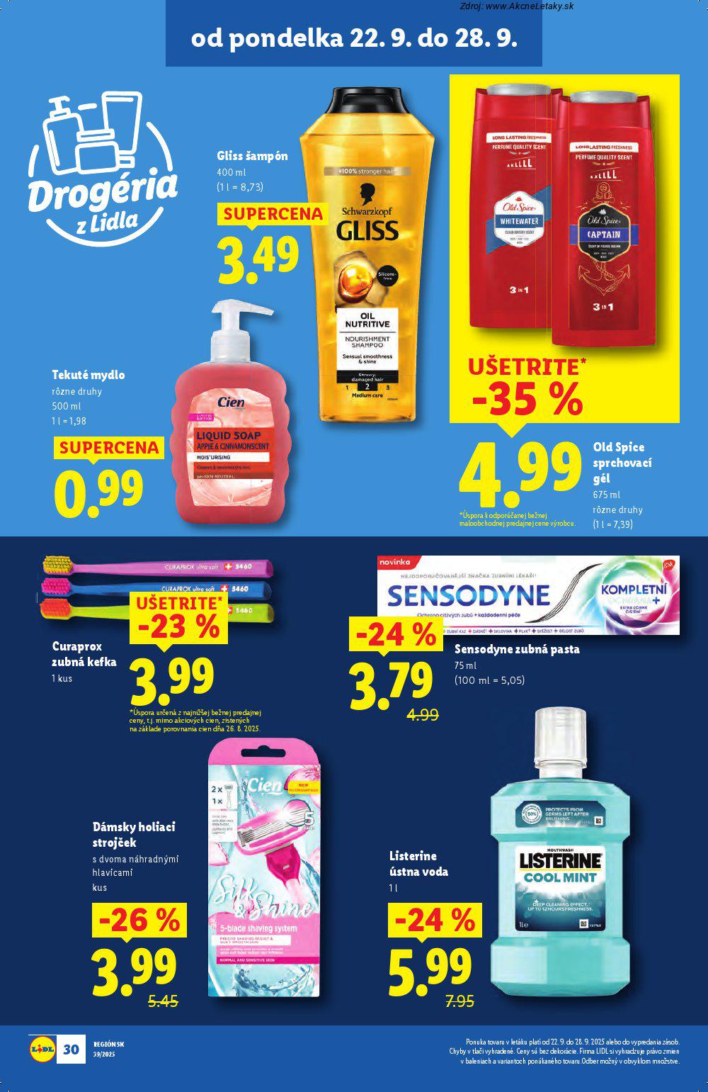 Leták Lidl (22. 9. - 28. 9. 2025) - strana 46 z 99