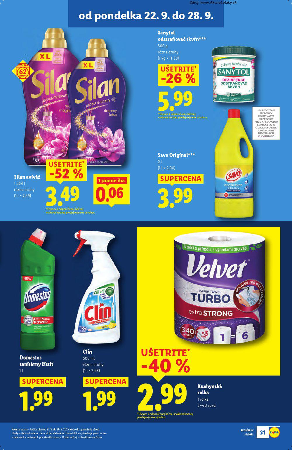 Leták Lidl (22. 9. - 28. 9. 2025) - strana 47 z 99