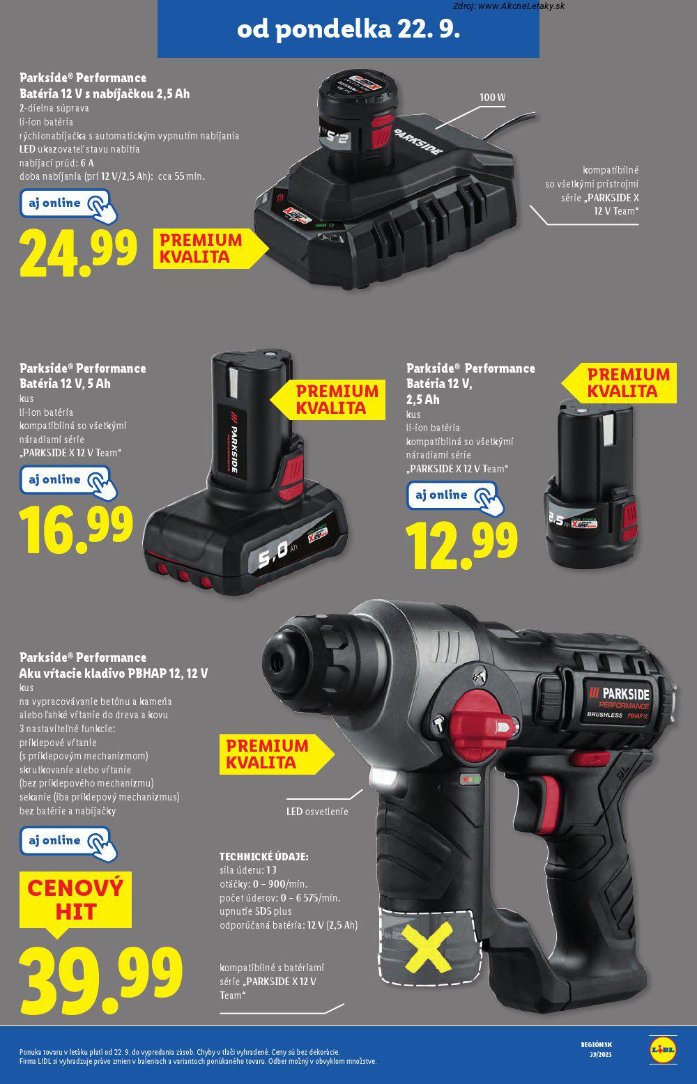 Leták Lidl (22. 9. - 28. 9. 2025) - strana 51 z 99