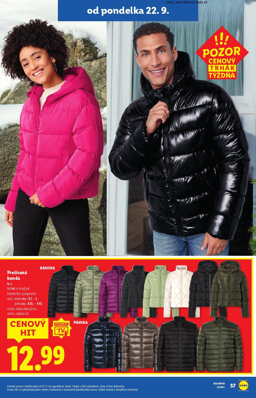 Leták Lidl (22. 9. - 28. 9. 2025) - strana 59 z 99