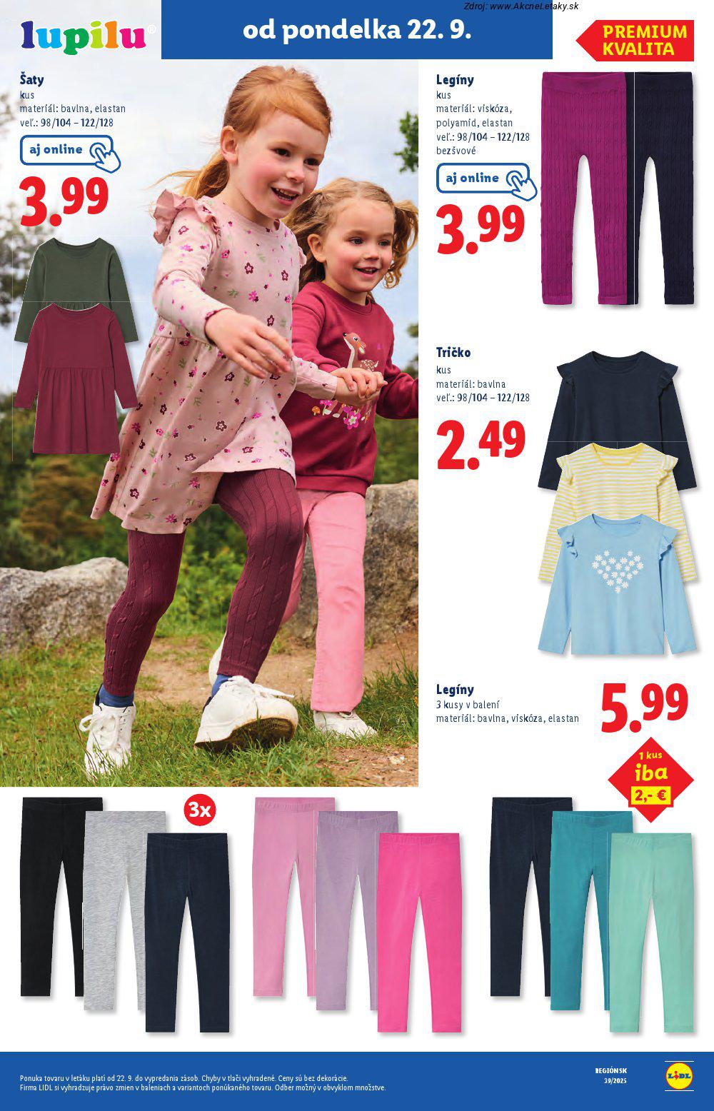 Leták Lidl (22. 9. - 28. 9. 2025) - strana 64 z 99