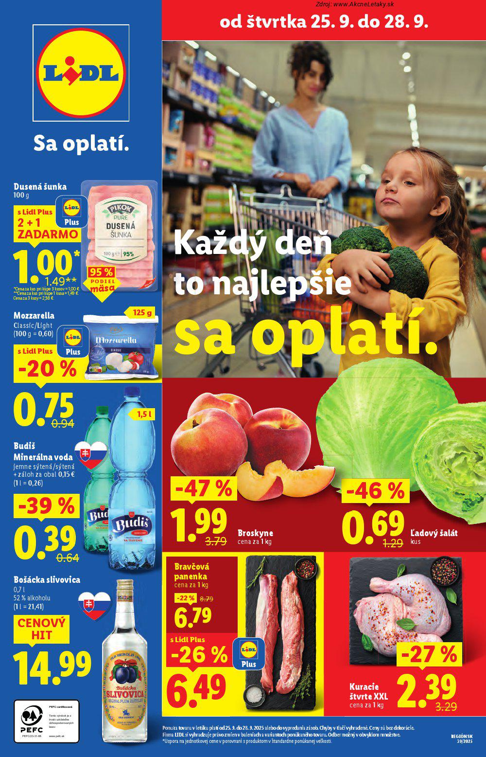 Leták Lidl (22. 9. - 28. 9. 2025) - strana 69 z 99