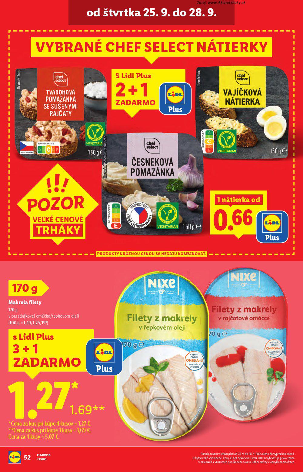 Leták Lidl (22. 9. - 28. 9. 2025) - strana 70 z 99