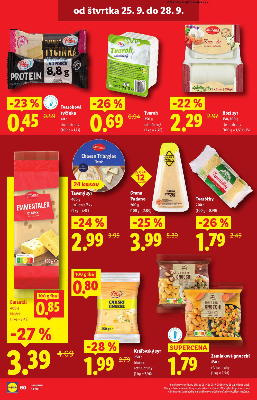 Leták Lidl (22. 9. - 28. 9. 2025) - strana 80 z 99