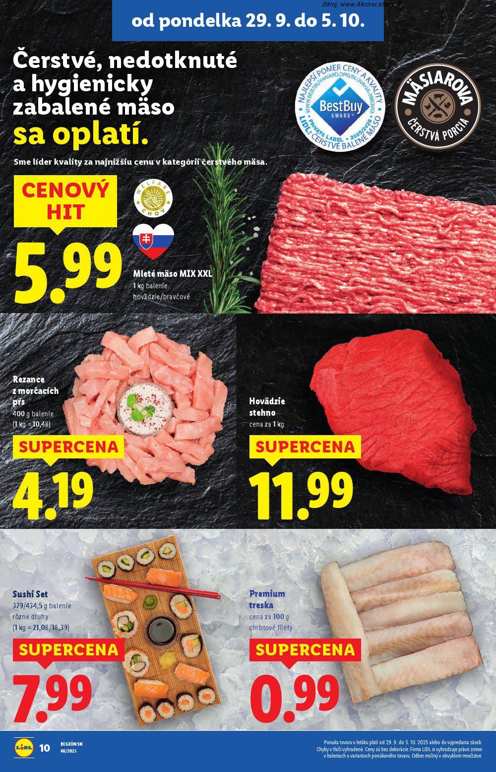 Leták Lidl (29. 9. - 5. 10. 2025) - strana 12 z 95