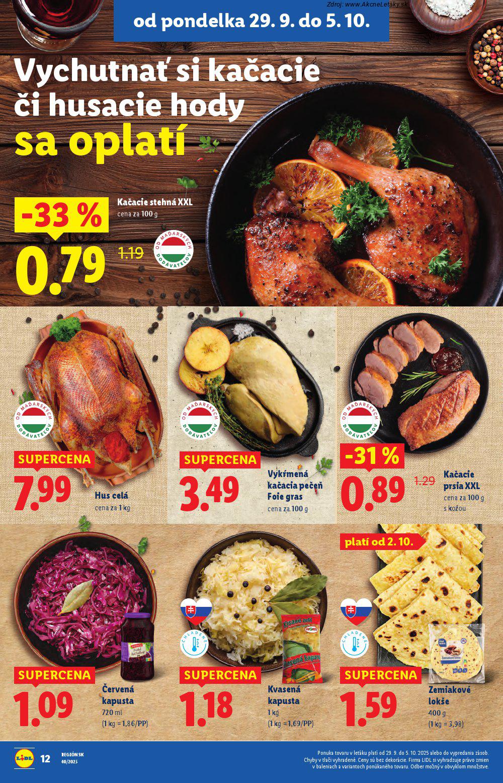 Leták Lidl (29. 9. - 5. 10. 2025) - strana 16 z 95