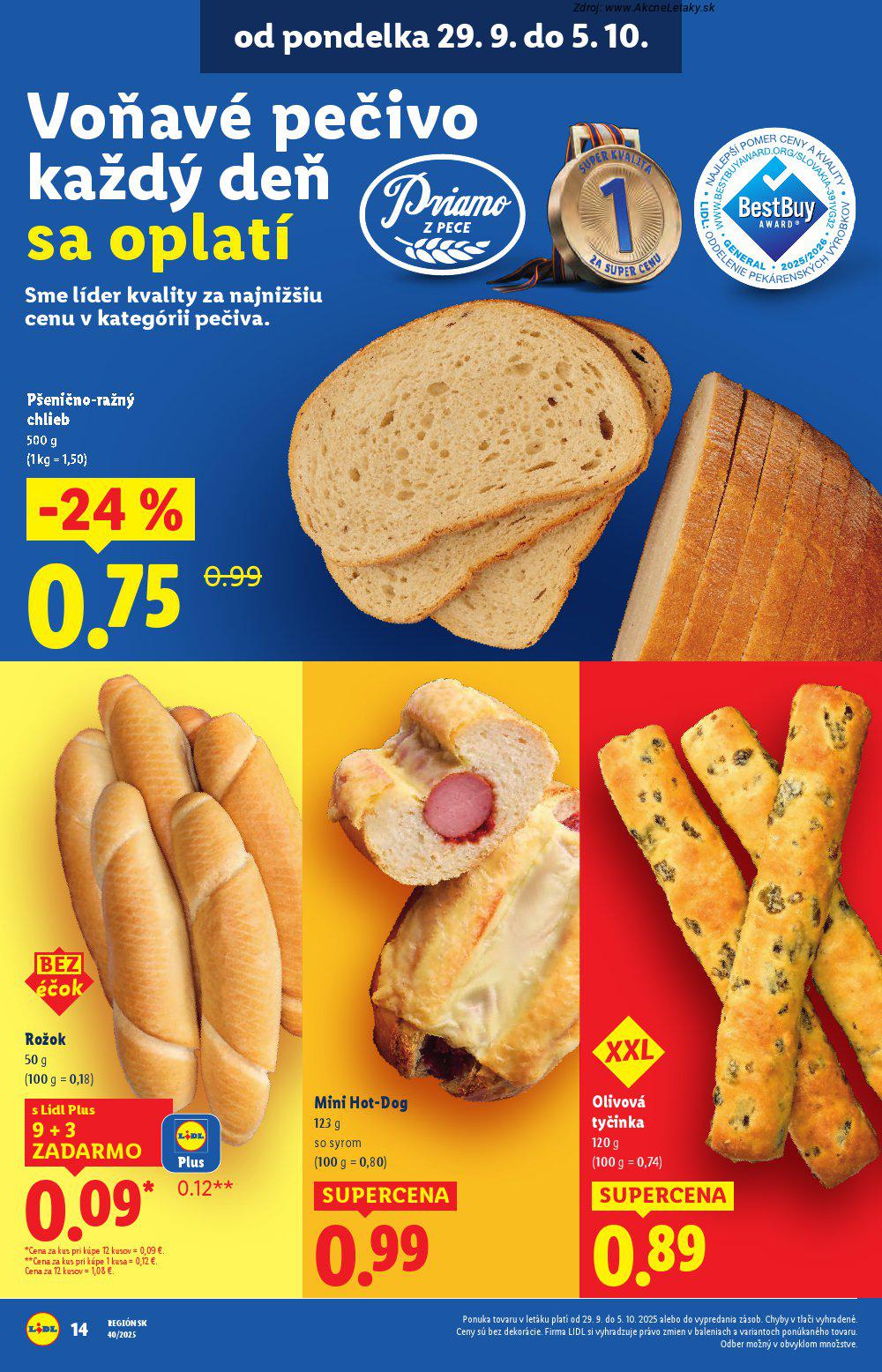 Leták Lidl (29. 9. - 5. 10. 2025) - strana 18 z 95