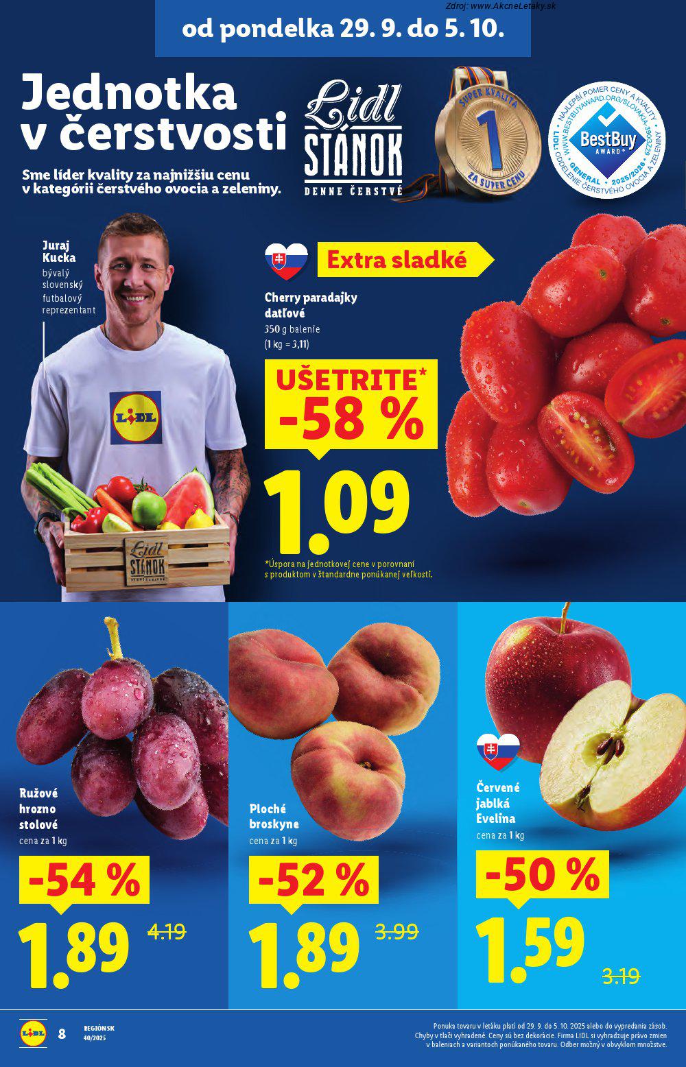 Leták Lidl (29. 9. - 5. 10. 2025) - strana 8 z 95