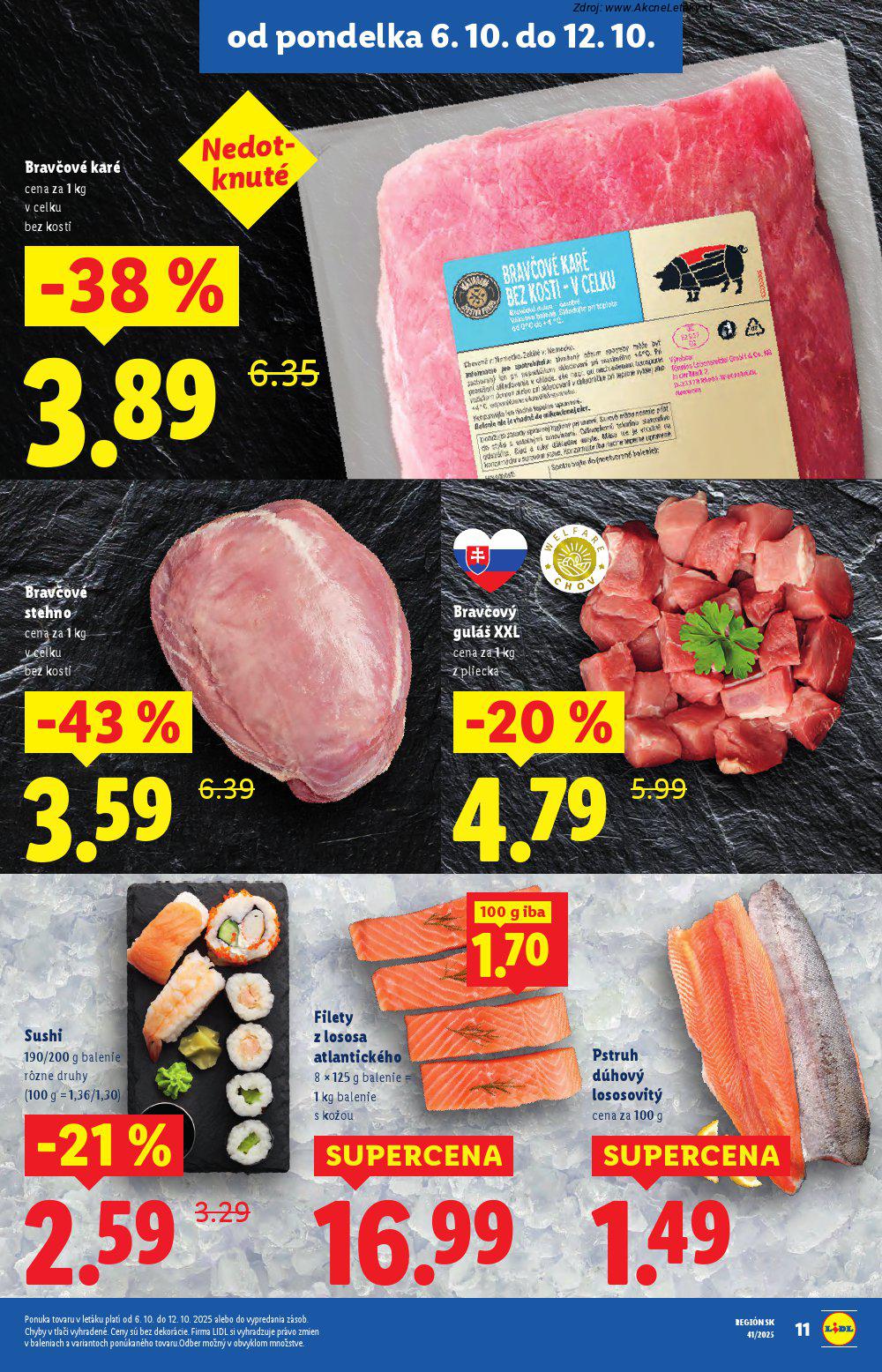 Leták Lidl (6. 10. - 12. 10. 2025) - strana 13 z 108
