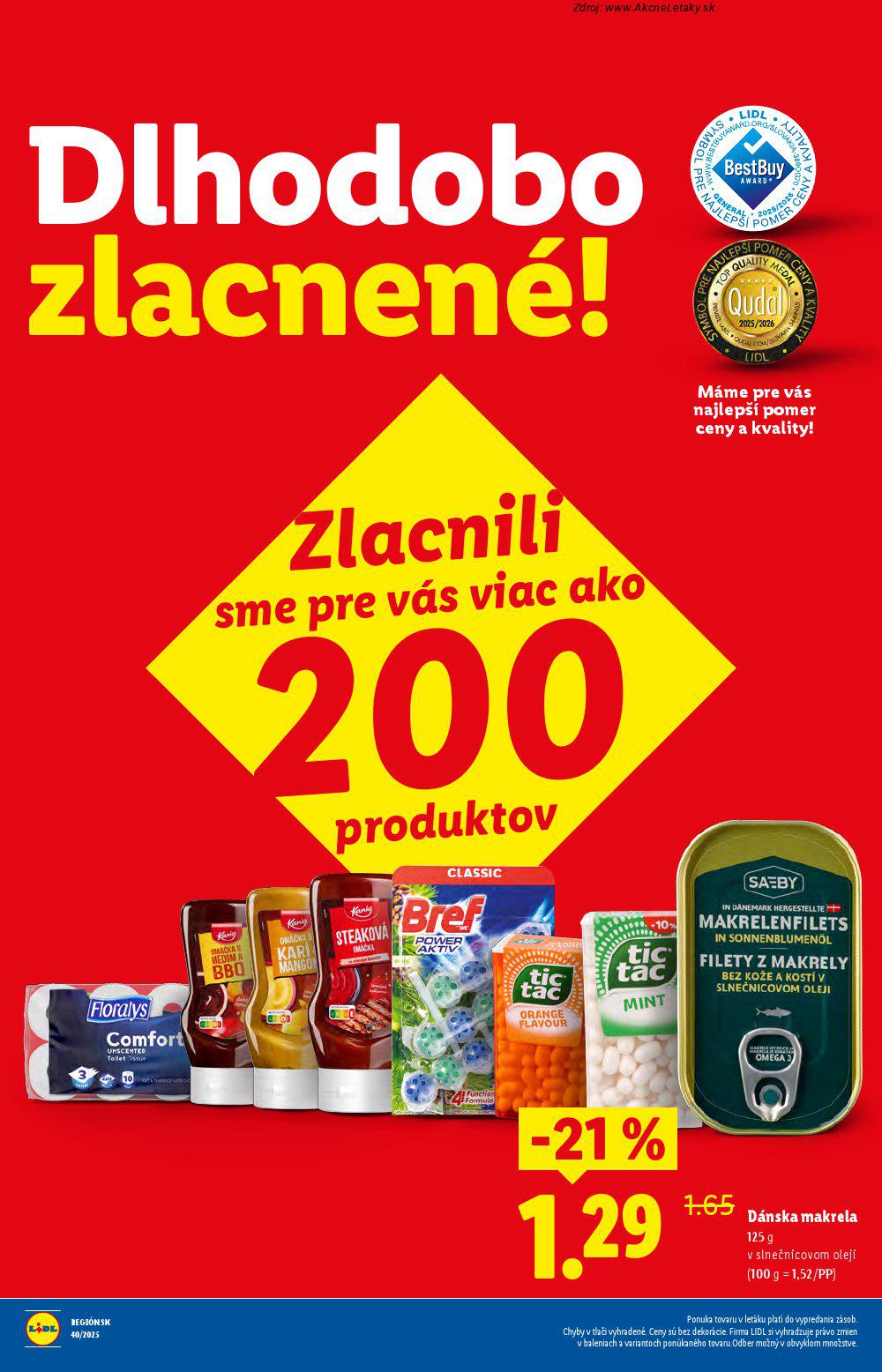 Leták Lidl (6. 10. - 12. 10. 2025) - strana 2 z 108