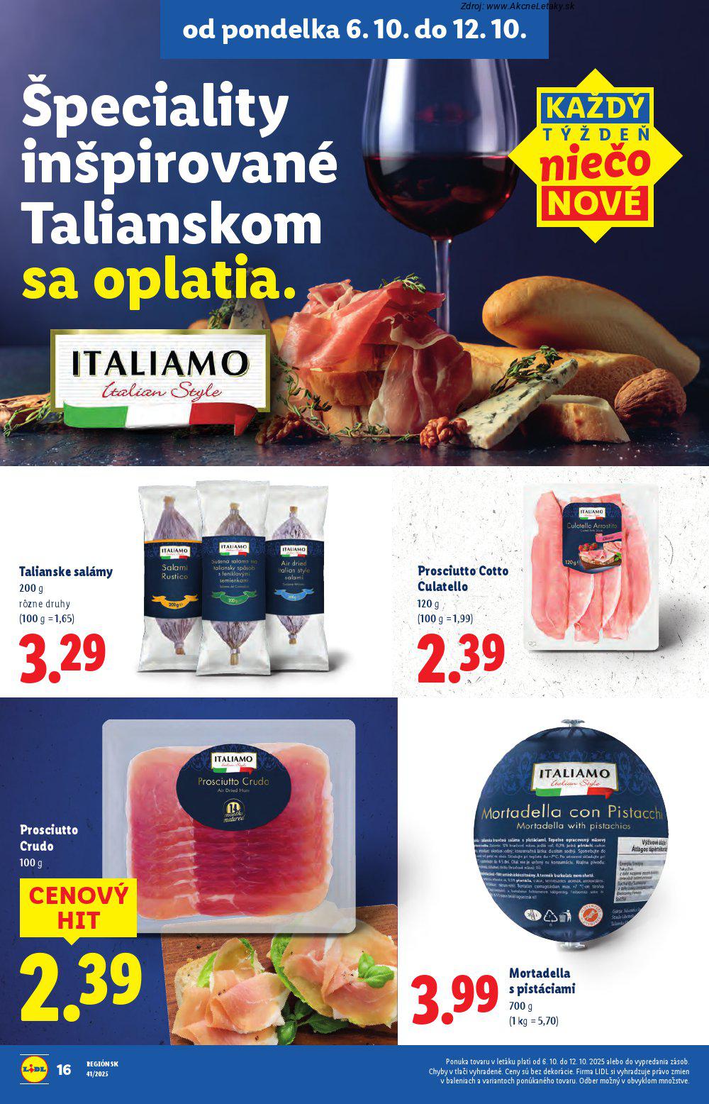 Leták Lidl (6. 10. - 12. 10. 2025) - strana 20 z 108