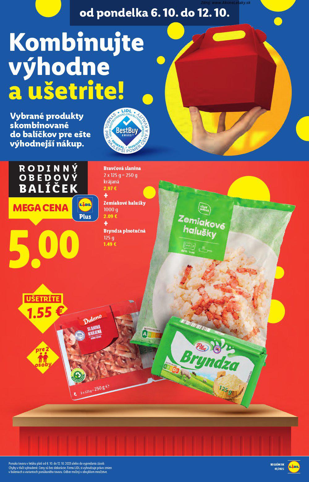 Leták Lidl (6. 10. - 12. 10. 2025) - strana 41 z 108