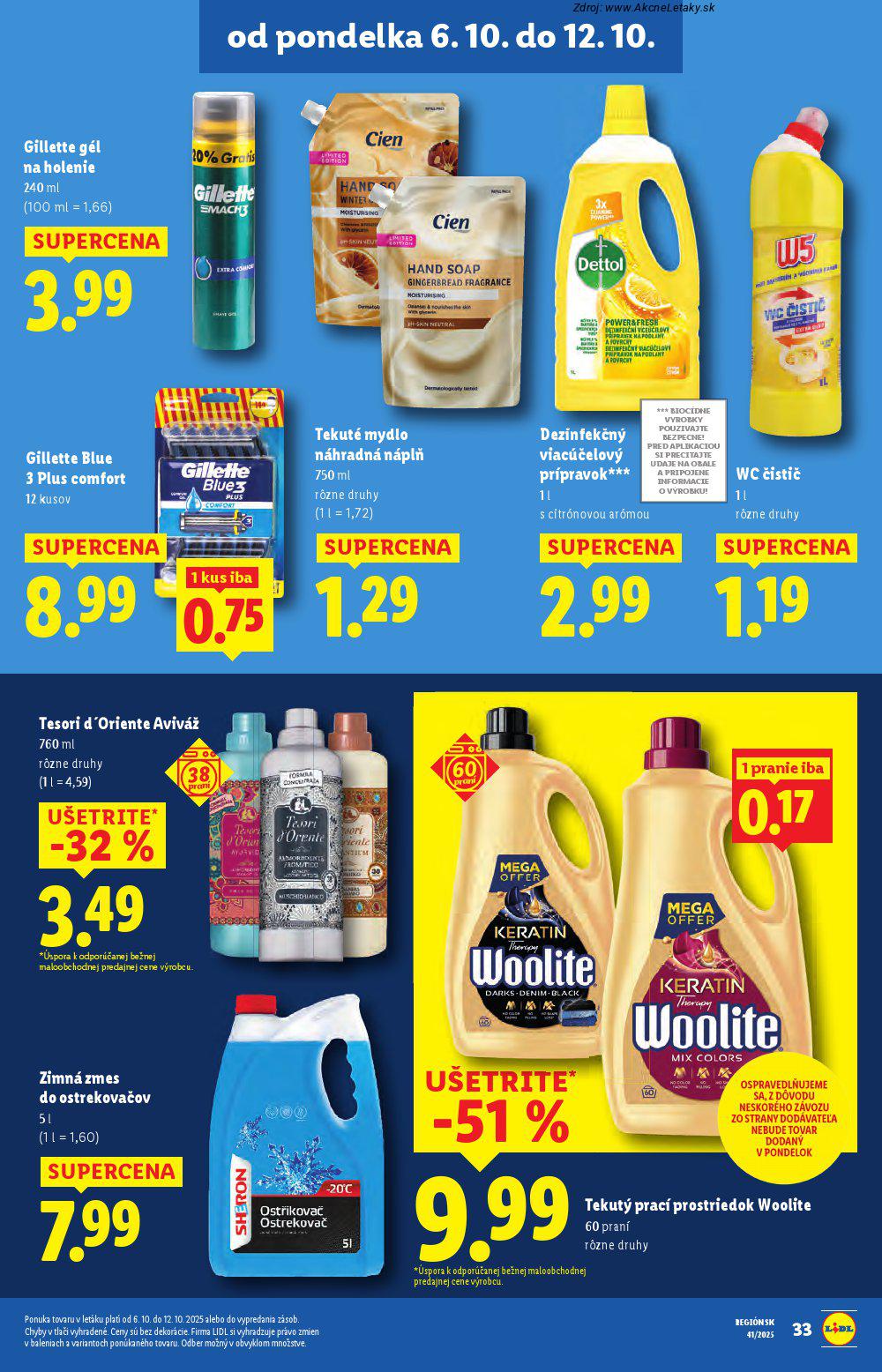 Leták Lidl (6. 10. - 12. 10. 2025) - strana 45 z 108