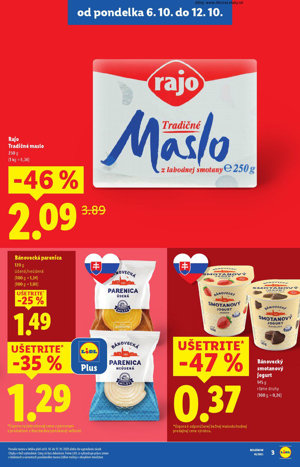 Leták Lidl (6. 10. - 12. 10. 2025) - strana 5 z 108