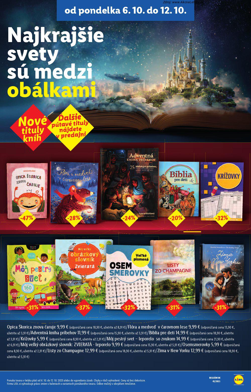 Leták Lidl (6. 10. - 12. 10. 2025) - strana 51 z 108