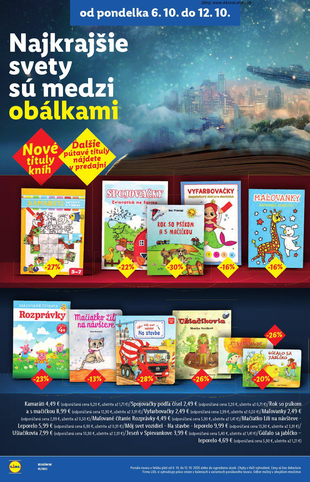 Leták Lidl (6. 10. - 12. 10. 2025) - strana 52 z 108
