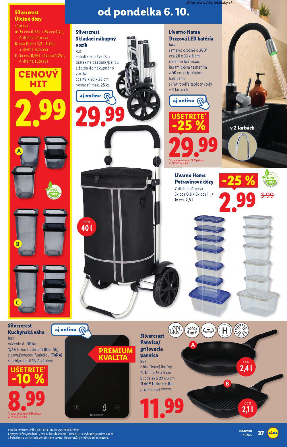 Leták Lidl (6. 10. - 12. 10. 2025) - strana 59 z 108