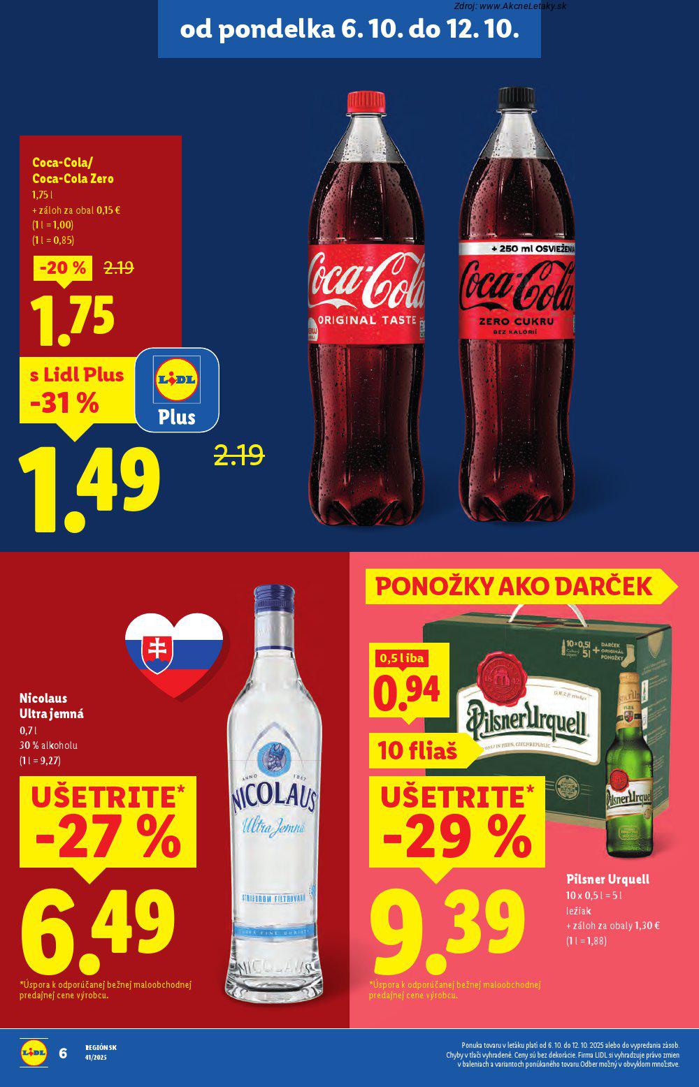 Leták Lidl (6. 10. - 12. 10. 2025) - strana 8 z 108