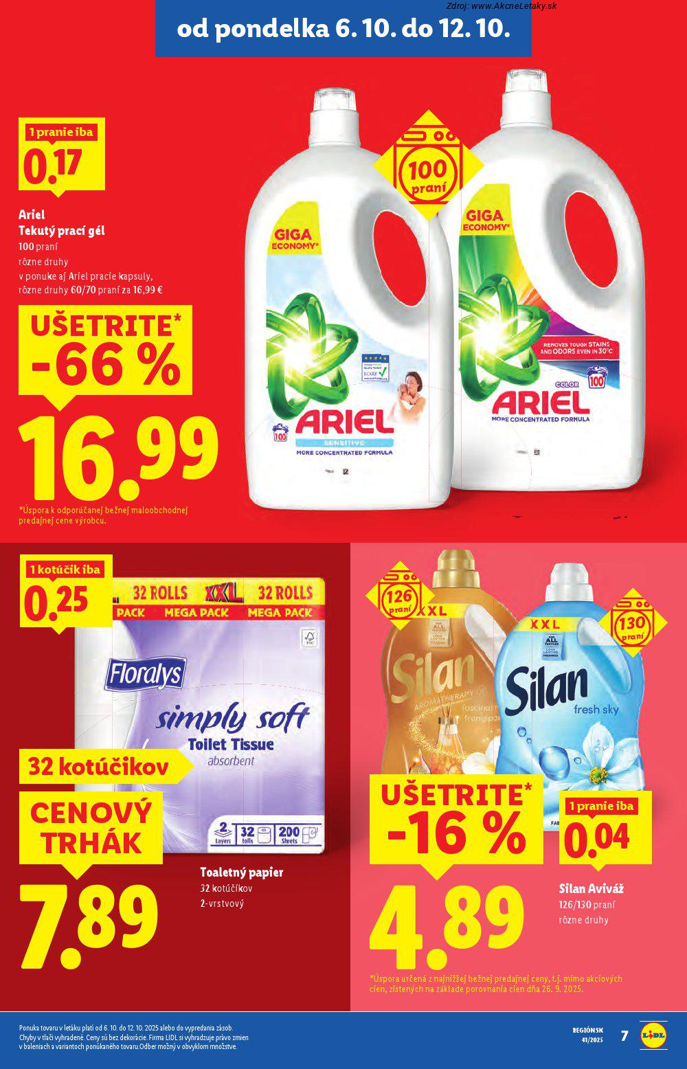 Leták Lidl (6. 10. - 12. 10. 2025) - strana 9 z 108