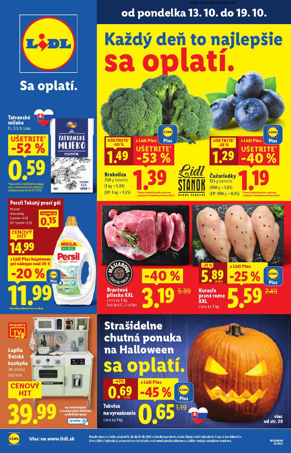 Leták Lidl - strana 1