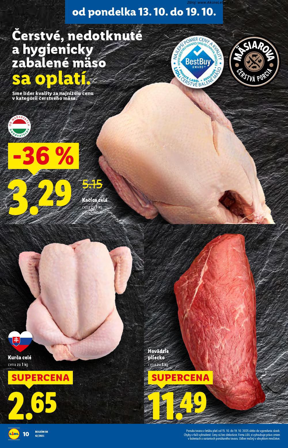Leták Lidl (13. 10. - 19. 10. 2025) - strana 12 z 110
