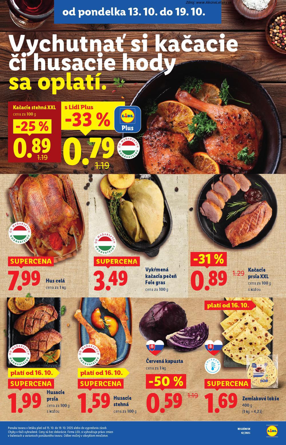 Leták Lidl (13. 10. - 19. 10. 2025) - strana 15 z 110