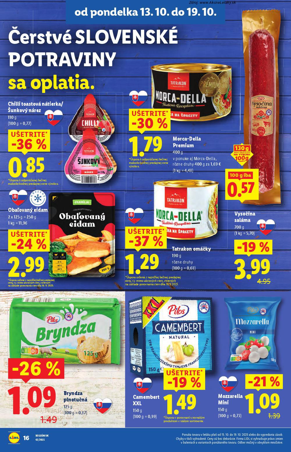 Leták Lidl (13. 10. - 19. 10. 2025) - strana 24 z 110