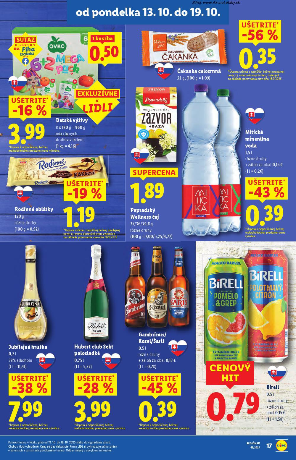 Leták Lidl (13. 10. - 19. 10. 2025) - strana 25 z 110
