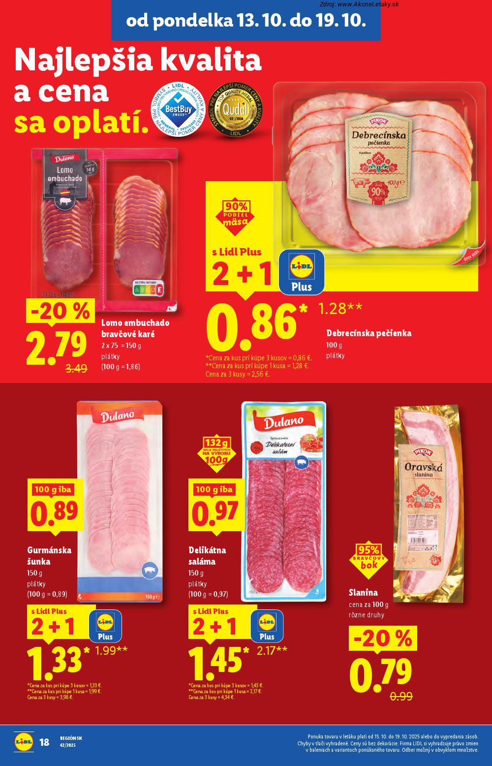 Leták Lidl (13. 10. - 19. 10. 2025) - strana 26 z 110