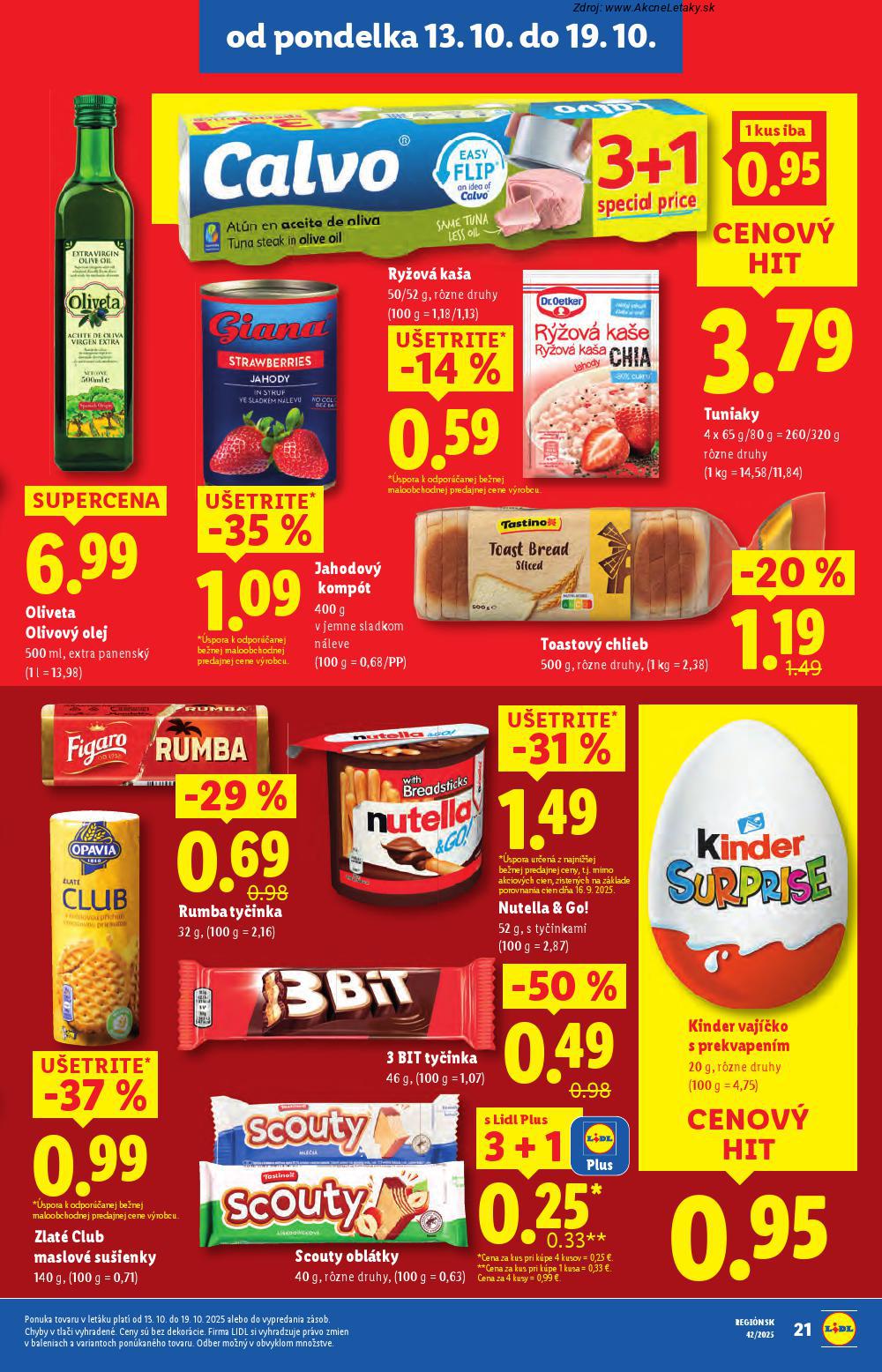 Leták Lidl (13. 10. - 19. 10. 2025) - strana 29 z 110