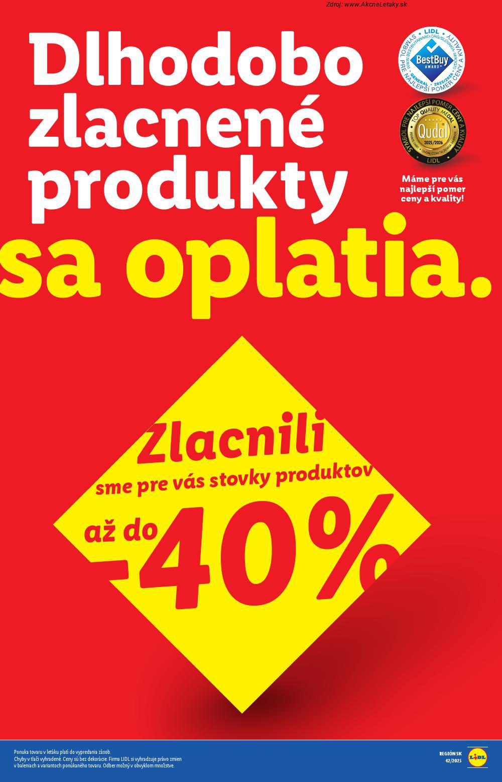 Leták Lidl (13. 10. - 19. 10. 2025) - strana 3 z 110