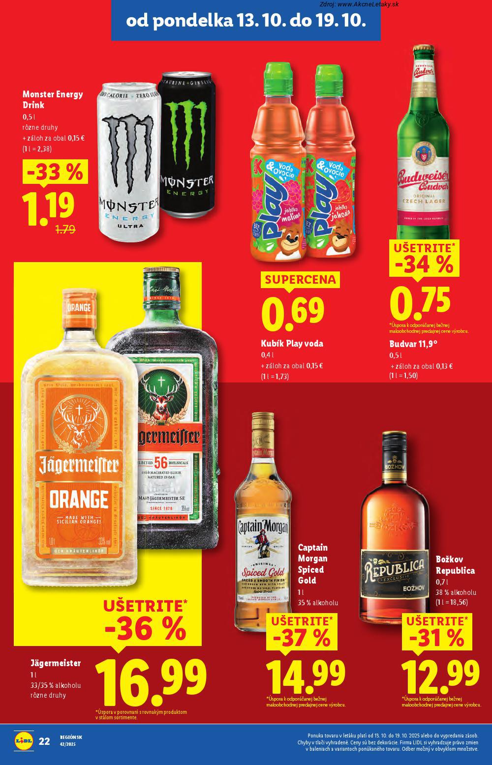 Leták Lidl (13. 10. - 19. 10. 2025) - strana 30 z 110