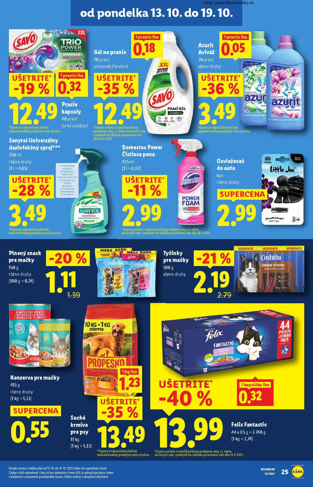 Leták Lidl (13. 10. - 19. 10. 2025) - strana 33 z 110